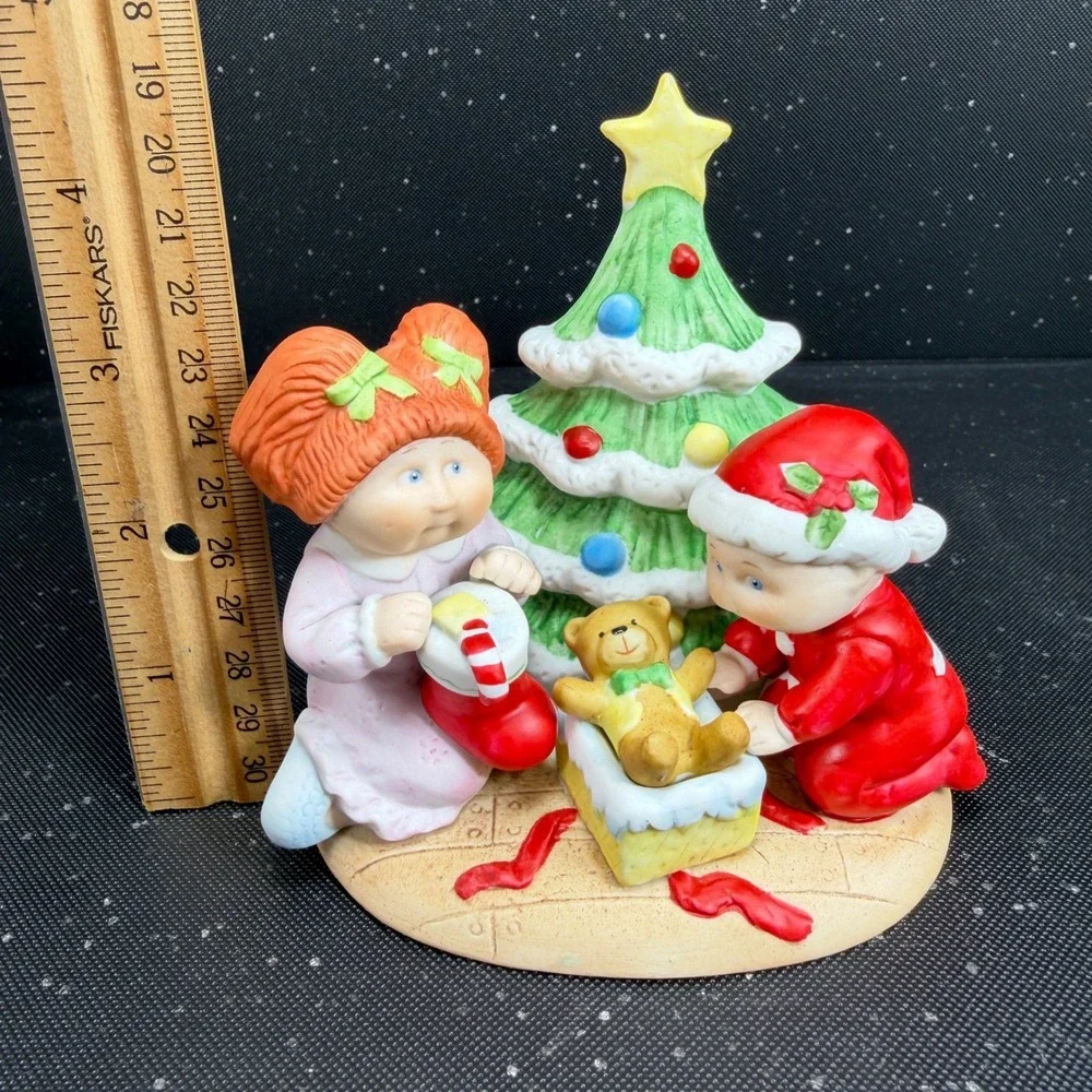 Vintage 1984 Cabbage Patch Kids Christmas Figurine Xavier Roberts 84 Edition